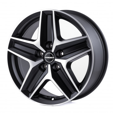 Borbet CWZ black polished matt