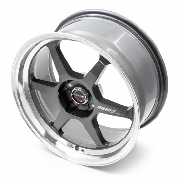 Borbet DB8GT graphite rim polished