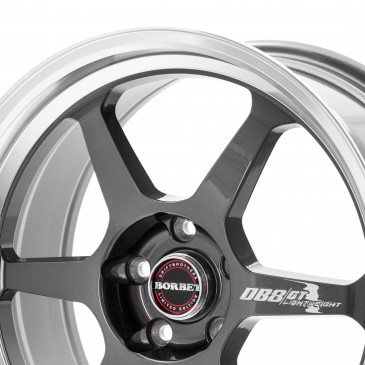 Borbet DB8GT graphite rim polished