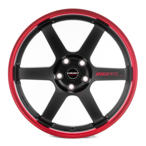 Borbet DB8GT2 black matt rim red