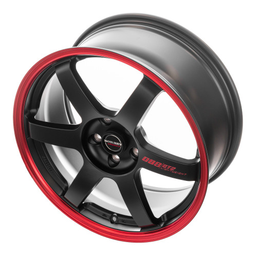 Borbet DB8GT2 black matt rim red