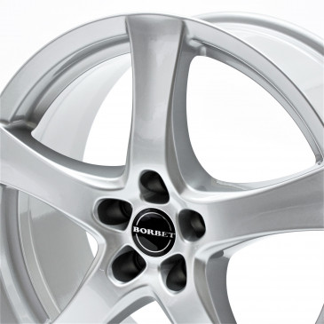 Borbet F brilliant silver