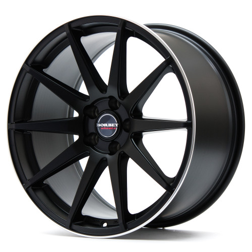 Borbet GTX black rim polished matt