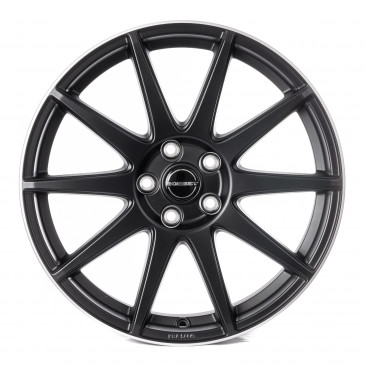 Borbet GTX black matt rim silver