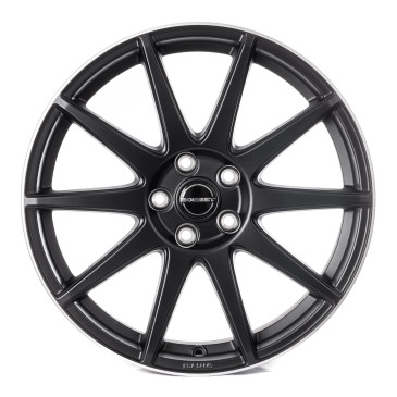 Borbet GTX black matt rim silver