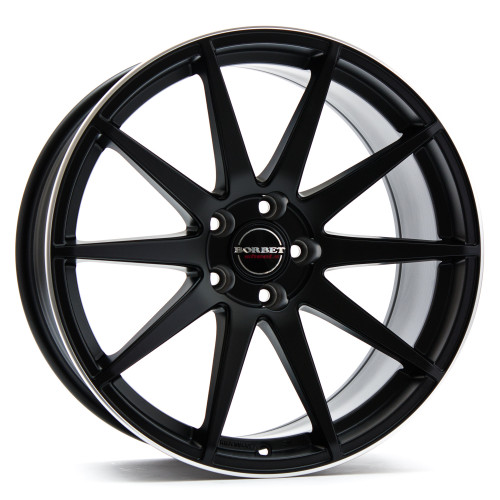 Borbet GTX black rim polished matt