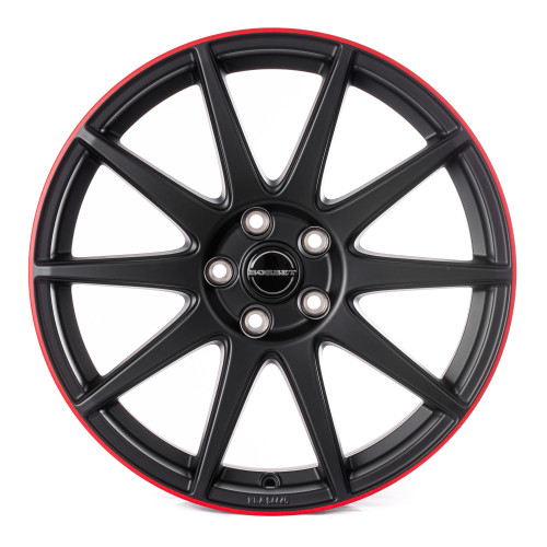 Borbet GTX black matt rim red