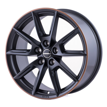 Borbet LX18 black matt rim copper