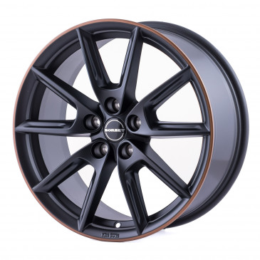 Borbet LX18 black matt rim copper