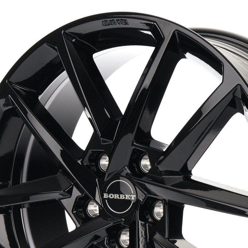 Borbet N black glossy