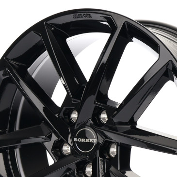 Borbet N black glossy