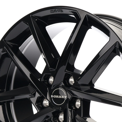 Borbet N black glossy