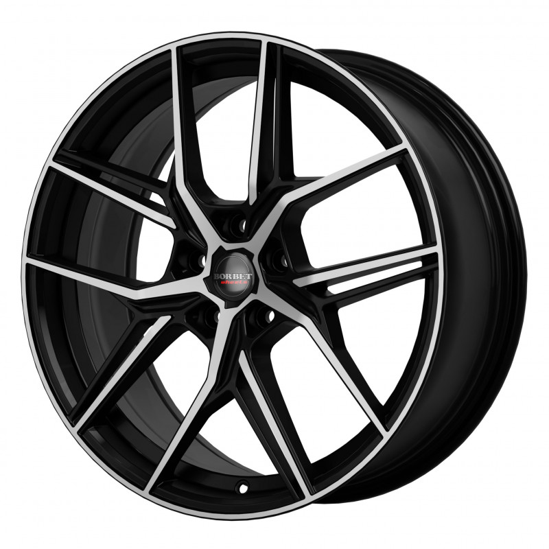 Borbet QX black polished matt