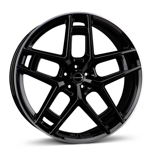 Borbet TF black rim polished glossy