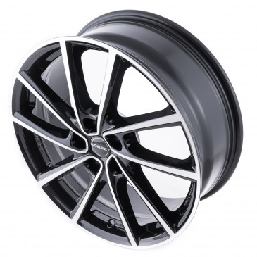 Borbet V black polished glossy