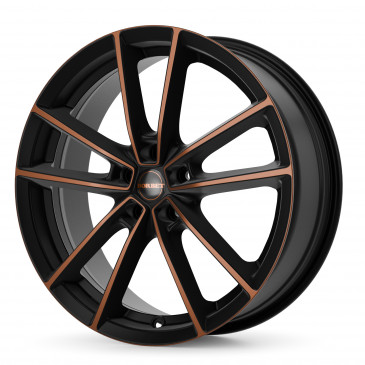 Borbet W black copper polished matt