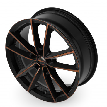 Borbet W black copper polished matt