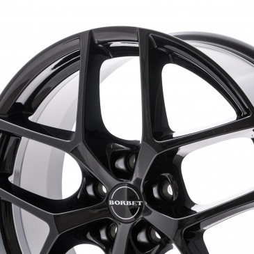 Borbet Y black glossy