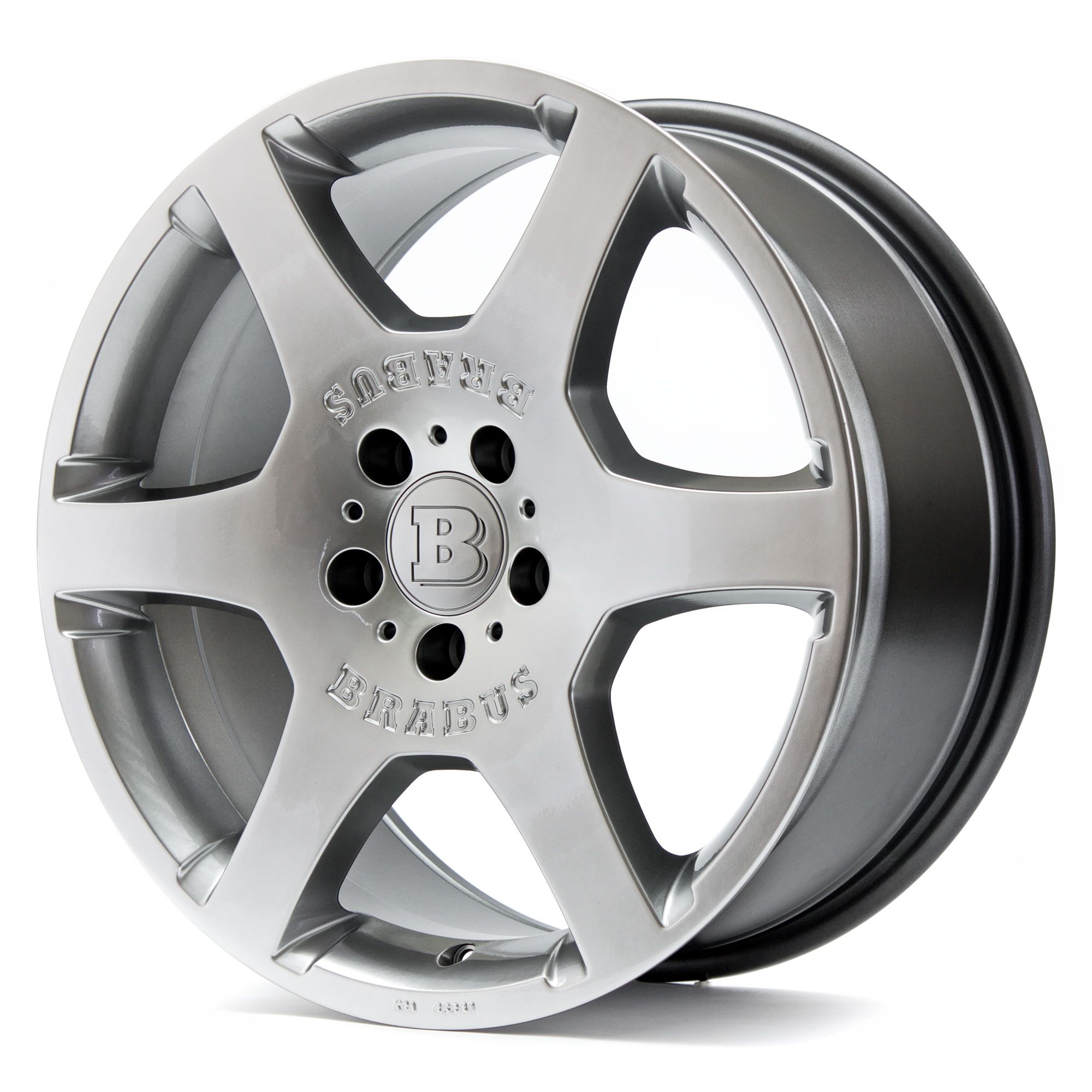 Brabus Monoblock A Felgen silber lackiert in 18 Zoll | alufelgenshop.at