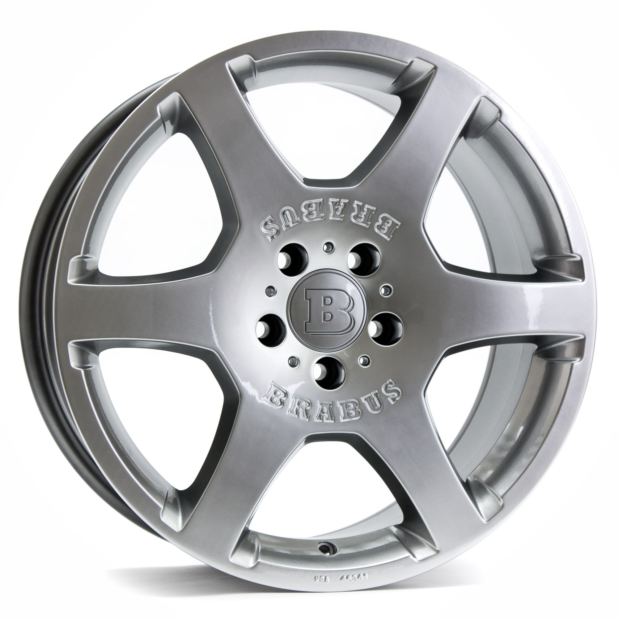 Brabus Monoblock A Felgen silber lackiert in 18 Zoll | alufelgenshop.at
