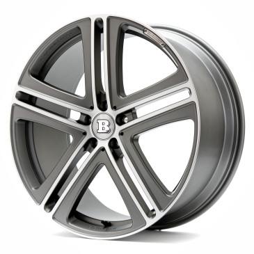 Brabus Monoblock G Platinum Titan vollpoliert mit Matt Finish