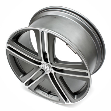 Brabus Monoblock G Platinum Titan vollpoliert mit Matt Finish