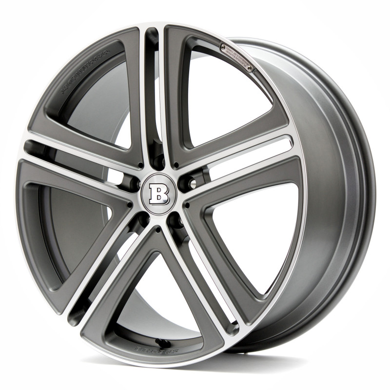 Brabus Monoblock G Platinum Titan vollpoliert mit Matt Finish