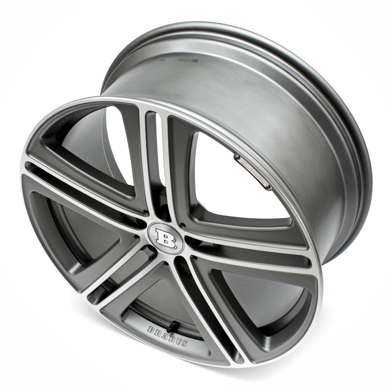 Brabus Monoblock G Platinum Titan vollpoliert mit Matt Finish