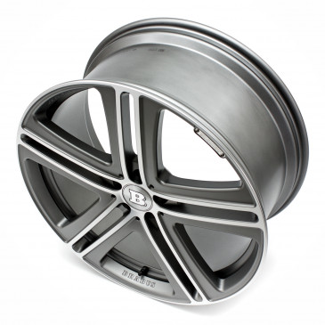 Brabus Monoblock G Platinum Titan vollpoliert mit Matt Finish