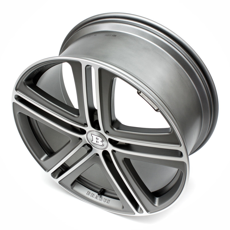 Brabus Monoblock G Platinum Titan vollpoliert mit Matt Finish