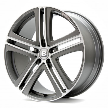 Brabus Monoblock G Platinum Titan vollpoliert mit Matt Finish