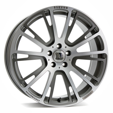 Brabus Monoblock R Platinum Titan vollpoliert mit Matt Finish