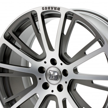 Brabus Monoblock R Platinum Titan vollpoliert mit Matt Finish