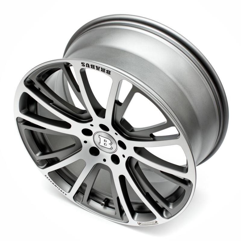 Brabus Monoblock R Platinum Titan vollpoliert mit Matt Finish
