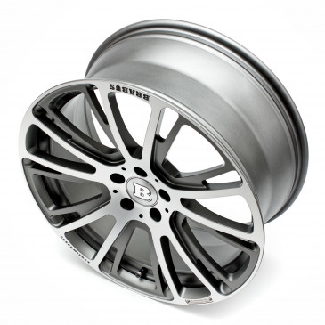 Brabus Monoblock R Platinum Titan vollpoliert mit Matt Finish