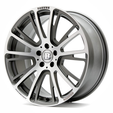 Brabus Monoblock R Platinum Titan vollpoliert mit Matt Finish