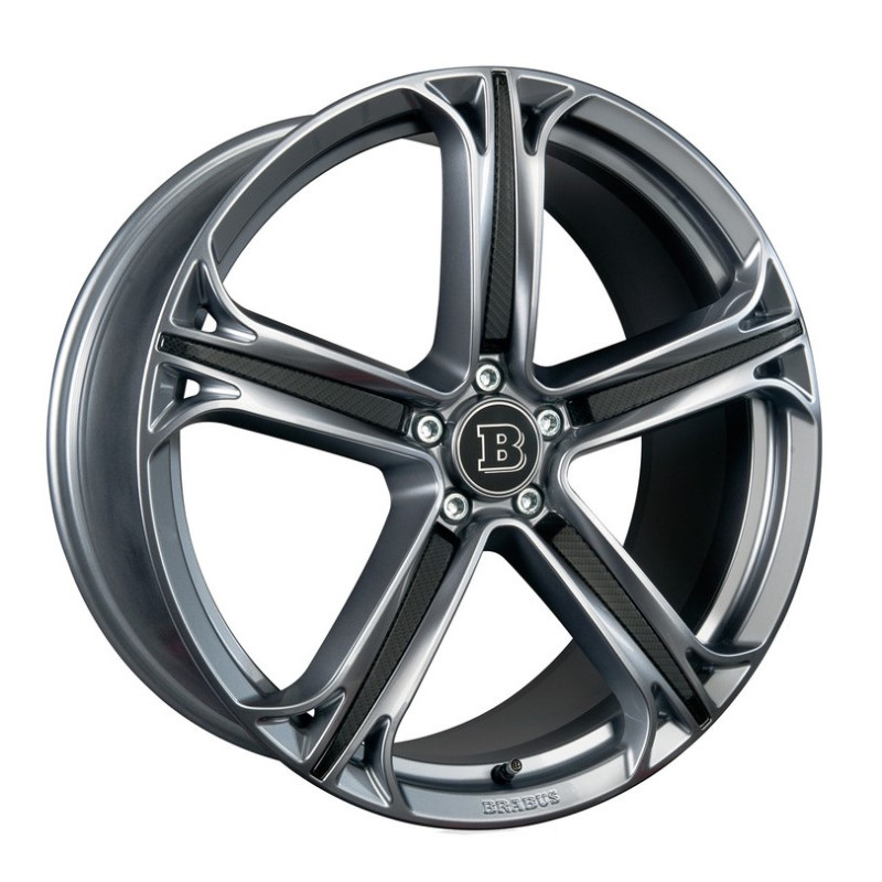 Brabus Monoblock T Liquid Anthrazit mit Intarsien im Carbon Design