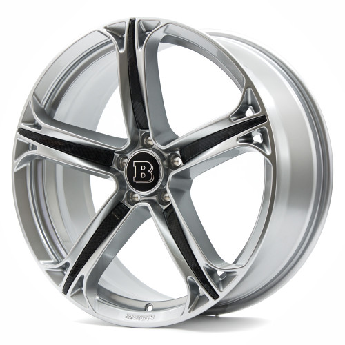 Brabus Monoblock T Sterlingsilber mit Intarsien im Carbon Design