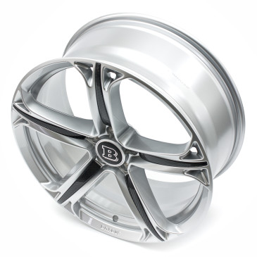 Brabus Monoblock T Sterlingsilber mit Intarsien im Carbon Design