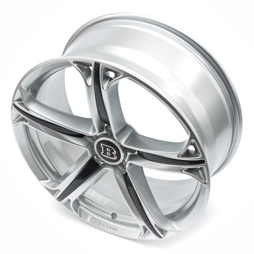 Brabus Monoblock T Sterlingsilber mit Intarsien im Carbon Design
