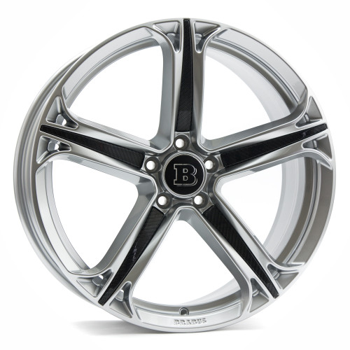 Brabus Monoblock T Sterlingsilber mit Intarsien im Carbon Design