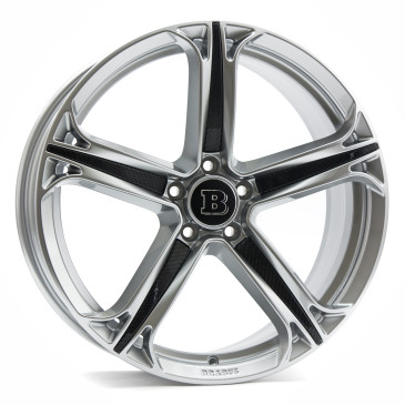 Brabus Monoblock T Sterlingsilber mit Intarsien im Carbon Design