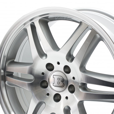 Brabus Monoblock VI Silber vollpoliert