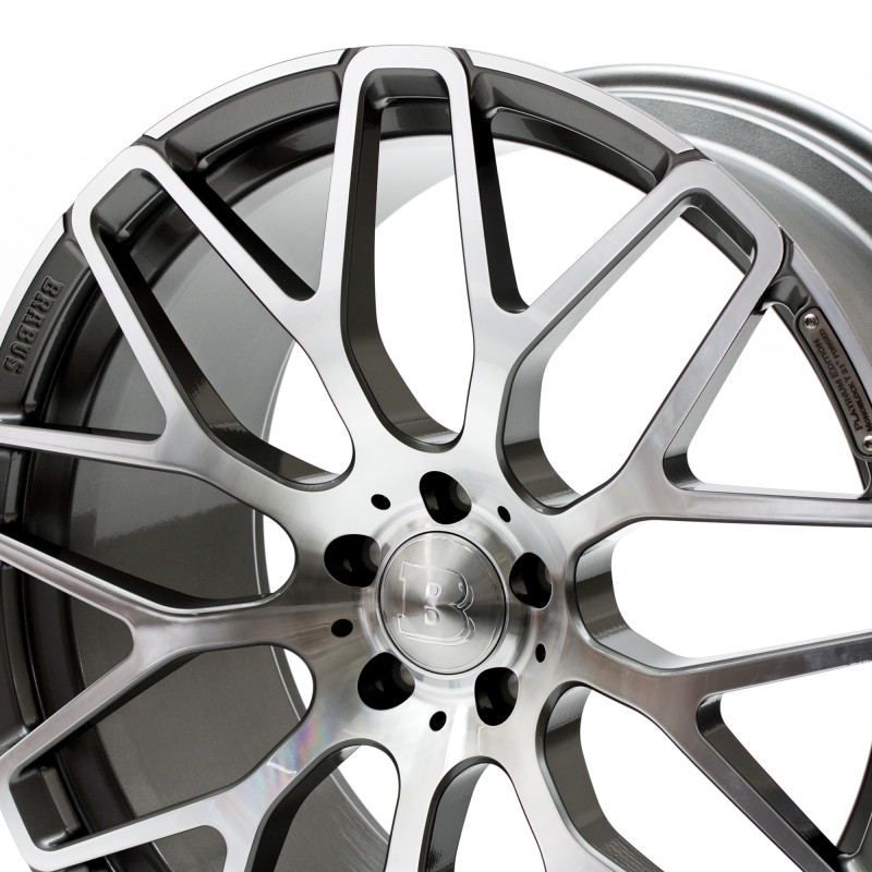 Brabus Monoblock Y Platinum Titan glänzend poliert