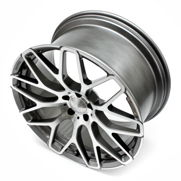 Brabus Monoblock Y Platinum Titan glänzend poliert