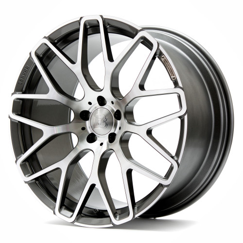 Brabus Monoblock Y Platinum Titan glänzend poliert