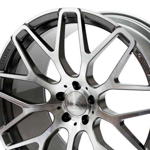 Brabus Monoblock Y Platinum Titan glänzend poliert