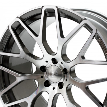 Brabus Monoblock Y Platinum Titan glänzend poliert