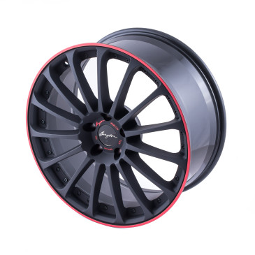 BREYTON Magic CW Matt Grey with Red Anodized Lip