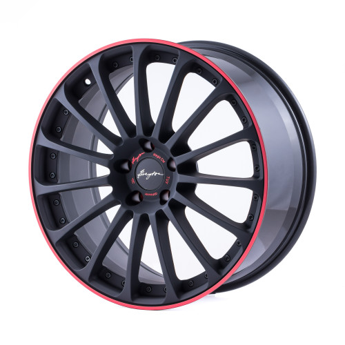 BREYTON Magic CW Matt Grey with Red Anodized Lip
